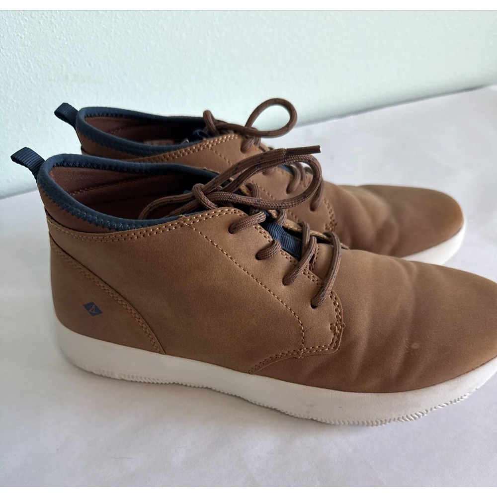 Sperry Kids Unisex Coastal Break Chukka Ankle Boot Tan Size 6M - Picture 4 of 8